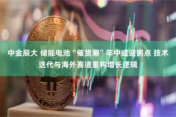 中金辰大 储能电池“催货潮”年中或迎拐点 技术迭代与海外赛道重构增长逻辑