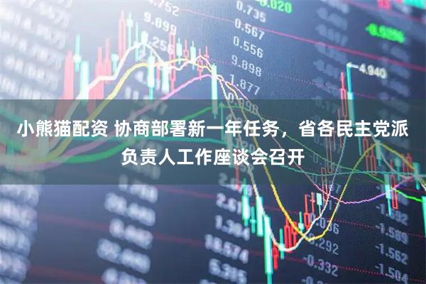 小熊猫配资 协商部署新一年任务，省各民主党派负责人工作座谈会召开